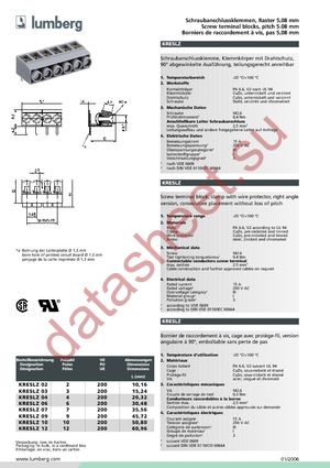 KRESLZ 03 datasheet  